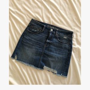 American Eagle denim mini skirt.